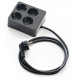 2514-N BASE 4 TOMAS 16A 250V 1,5 MTS NEGRO
