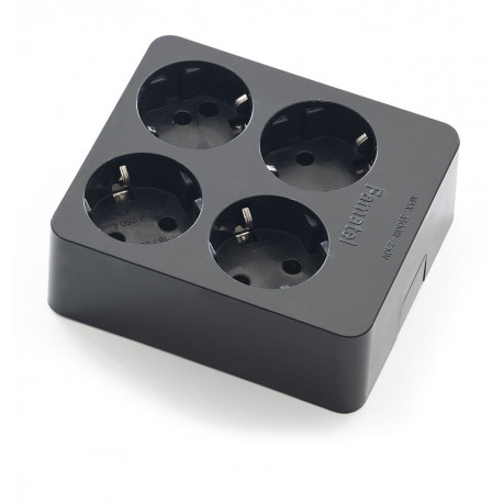 2504-N BASE 4 TOMAS 16A 250V 3600W NEGRO