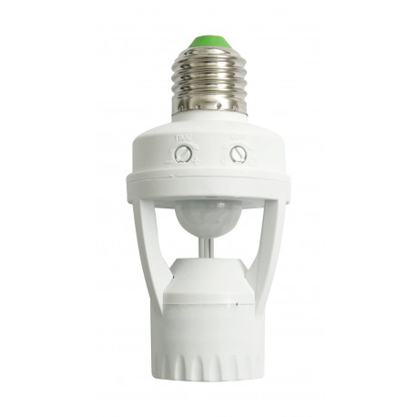 60.256 CASQUILLO E-27 DETECTOR DE MOVIMIENTO POR INFRAROJO