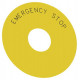 3SU1900-0BC31-0DA0 PLACA REDONDA PARA PULSADOR SETA PARO-EMERGENCIA