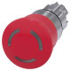 3SU1051-1HB20-0AA0 PULSADOR SETA PARO EMERGENCIA 22mm METAL REDONDO ROJO