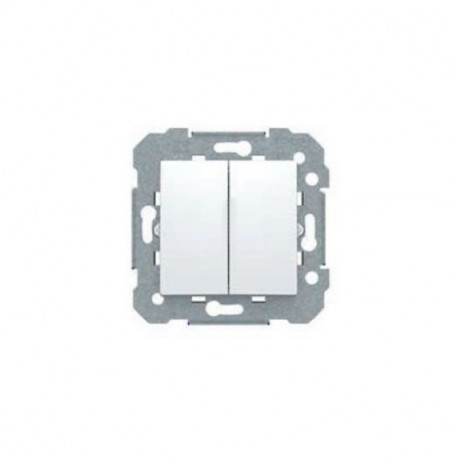 23509 VIVA,INTERRUPTOR DOBLE,BLANCO