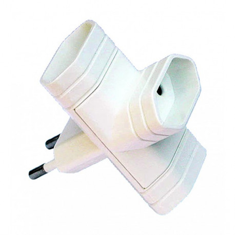 6009 ADAPTADOR 3 TOMAS BIPOLAR