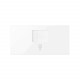 10000005-130 TAPA V&D PLANA CG PARA 1 RJ45 BLANCA