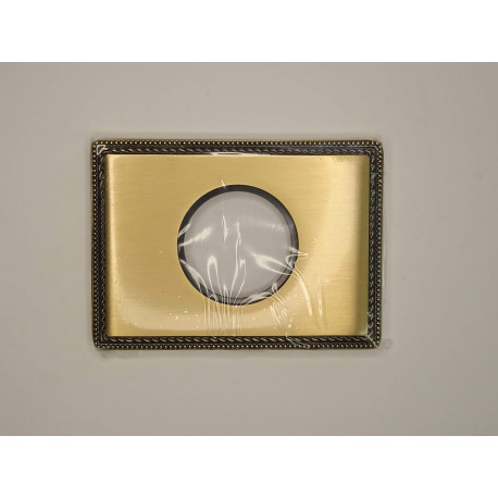 39-801-50-2 MARCO 1 ELEMENTO METAL DORADO Y