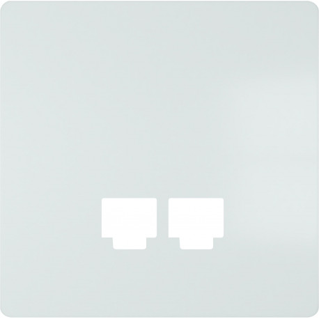 5TG2278-2WH02 TAPA TOMA DOBLE RJ 19582-2 BLANCO POLAR