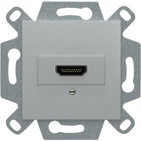 23578-HDMI-PL VIVA,CONECTOR HDMI,PLATA LUNA