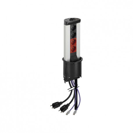 KTLE216U TELEBLOCK AUTOMATICO+4SCHUKO+2RJ6 UTP