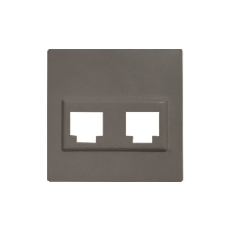 5TG2078-2CM02 TAPA CONECTOR MULTIMEDIA DOBLE CARBONO