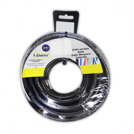 8425998284010 28401 CARRETE CABLECILLO FLEX. 1.5MM NEGRO LH 5MTS
