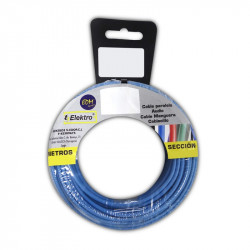 8425998284553 28455 CARRETE CABLECILLO FLEX. 2.5MM AZUL LH 10MTS