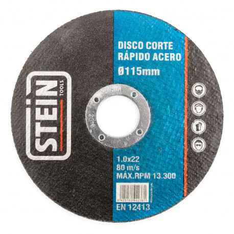 8425160442361 DISCO STEIN CORTE RAPIDO ACERO 115X1.0X22