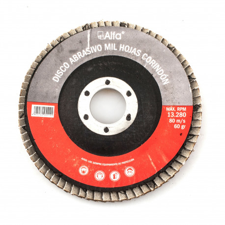 8425160054007 DISCO ABRASIVO MIL HOJAS CORINDON 120GR