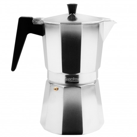8425160337926 CAFETERA SUPREME ALUMINIO GRIS 1 TAZA