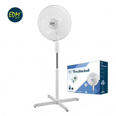 8425998339109 33910 VENTILADOR PIE 55W 40CM ALTURA REGULABLE 65-85 CM