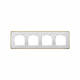 8201640-245 MARCO 4 ELEM. BLANCO BASE ORO