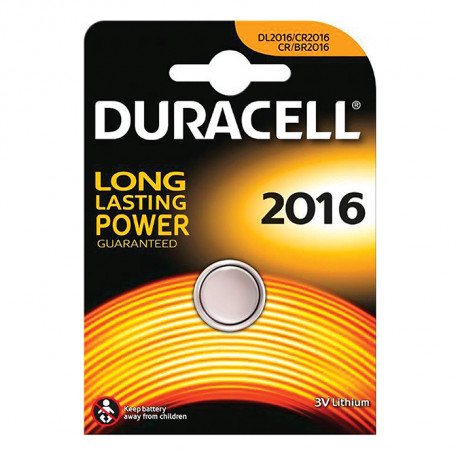 5000394033948 PILA BOTON 3V CR2016 DURACELL 38982 LONG LASTING POWER