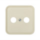 31097-61 PLACA TOMA R-TV-SAT BLANCO