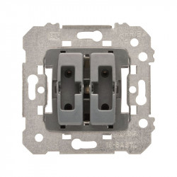18509 DOBLE INTERRUPTOR SIN GARRAS