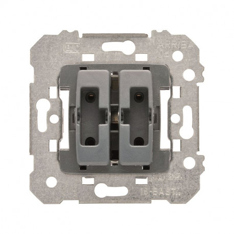 18509 DOBLE INTERRUPTOR SIN GARRAS
