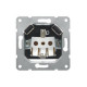 18524-USB BASE ENCHUFE II+TT LAT. SEGURIDAD+ 2 USB CARGADOR 2,4A