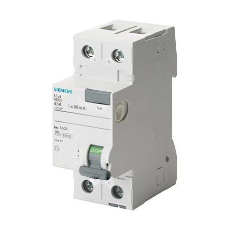 5SV4612-0 DIFERENCIAL 2x25A 300MA 70MM