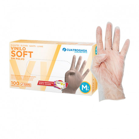 8436026679579 U10169 GUANTES VINILO T/M 100UDS CAJASIN POLVO
