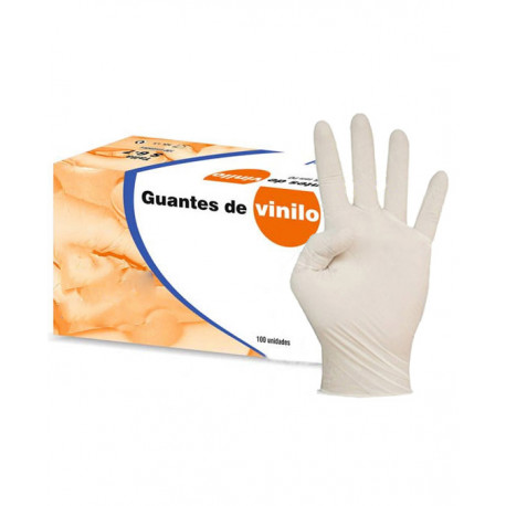 8436485371151 U10404 GUANTES VINILO SIN POLVO TALLA S