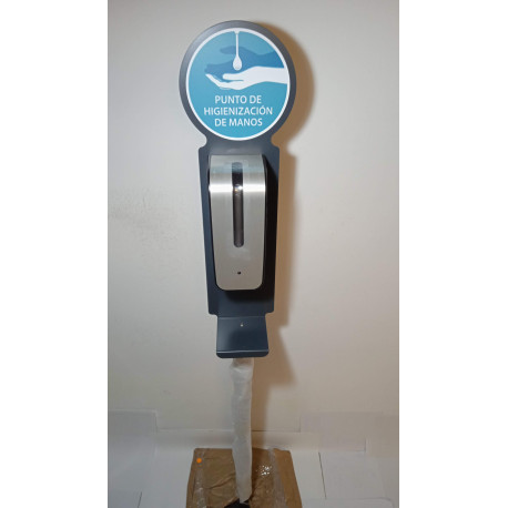 Q11137 DISPENSADOR AUTOMATICO GEL HIDROALCOHOLICO CON SOPORTE AL SUELO