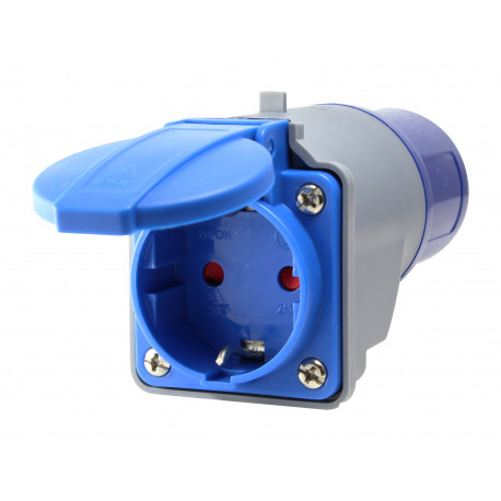 36.372 ADAPTA IND 2P+T CETAC MACHO A SCHUKO 16A