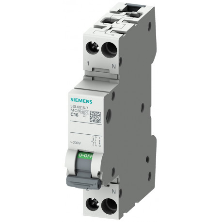 5SL6016-7 AUTOMATICO 1+N/16 1MD 70MM