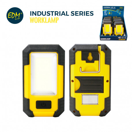 36392 LINTERNA LED CON GANCHO E IMAN CON FUNCION POWERBANK 8W 500LM