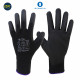 80218 GUANTES TALLA 9 DE POLIESTER SIN COSTURAS Y CON RECUBRIMIENTO DE POLIURETANO 80218