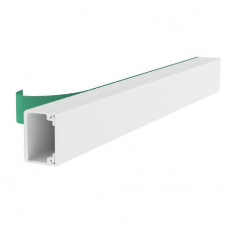 78043-2A MTOS. CANALETA 20X30 BLANCA AUTOADHESIVA