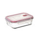 1161709 HERMETICO COOK&EAT VIDRIO 1,1L ROJO