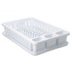 1127001 ESCURREPLATOS CON BANDEJA PLASTICO BLANCO