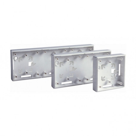 01692-B ZOCALO 2 ELEMENTOS BLANCO