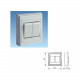 01608-B DOBLE INTERRUPTOR 6A 250V BL.