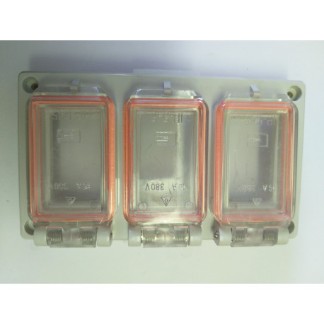 03613-T TAPA PANEL III MODULOS GRIS