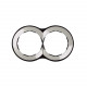 88620-33 PLACA PARA 2 ELEMENTOS 100X171