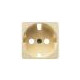 16723-A PLACA ENCHUFE TIERRA L. BEIGE