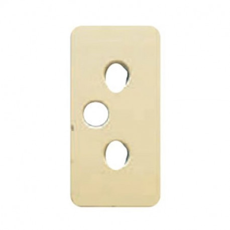 16725-A TAPA PARA BASE 2P+T DESPLAZADA ESTRECHA