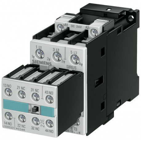 3RT1025-1BB44 CONTACTOR AC-3 7,5KW 24V DC 2NA+2NC S0
