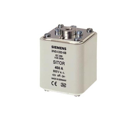3NE4334-6B FUSIBLE NH EXTRARRAPIDO 500A