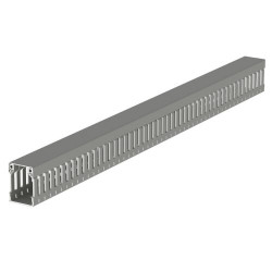 40.30.77 MTS CANALETA 42X30 RANURADO GRIS