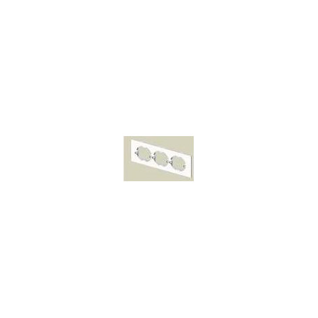 73653 PLACA PARA 3 MECANISMOS UNIVER