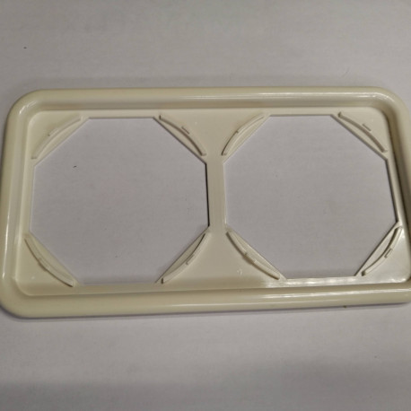 10457-B MARCO 2 ELEMENTOS BLANCO SERIE CLICK