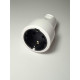 00724-B BASE AEREA DE PVC 2P+T LATERAL BLANCO