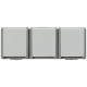 5UB4731 BASE ENCHUFE TRIPLE ESTANCA