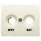 18120-A PLACA TV SATELITE MARFIL